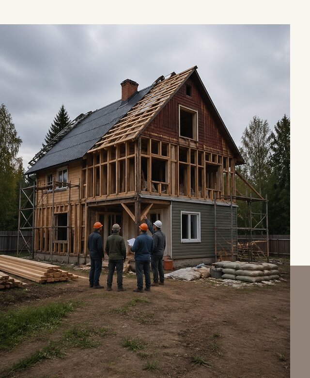Реконструкция дачного дома в Черкесске под ключ с проектом