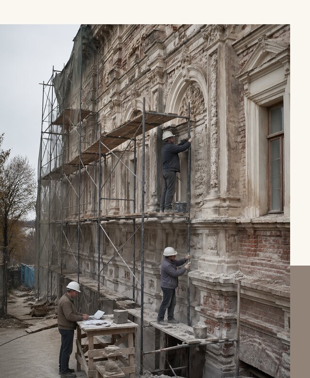 Реставрация объектов культурного наследия под ключ в Черкесске